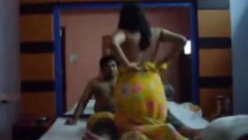 Gujarat Bhabhi Hot Threesome With Husband And Lover